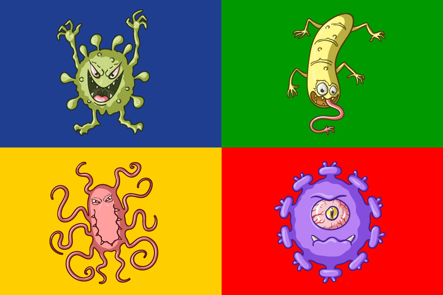 Systém barevného kódování při úklidu a kontrola infekce – část 3 (Cesta přenosu bakterií)
