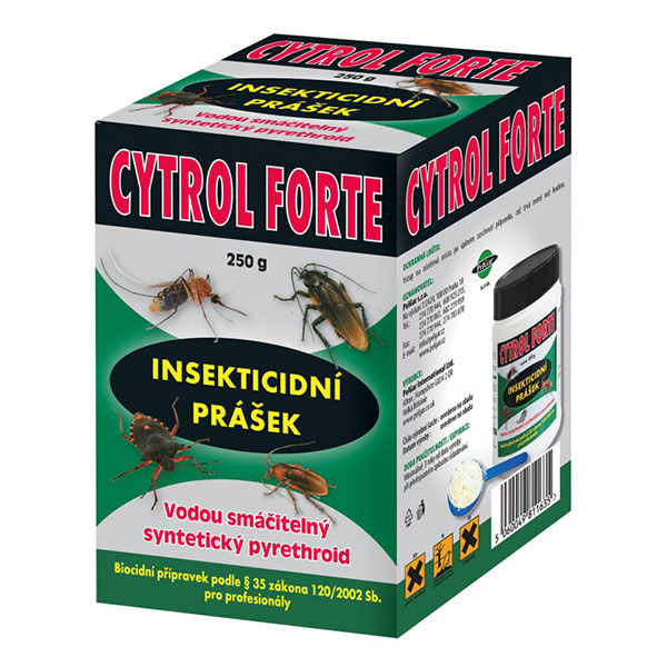 Cytrol Forte (pyretroidní práškový koncentát) na hubení škodlivého hmyzu - 250 g