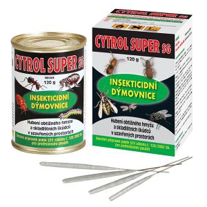 Cytrol super SG (insekticidní dýmovnice) na hubení širokého spektra hmyzu