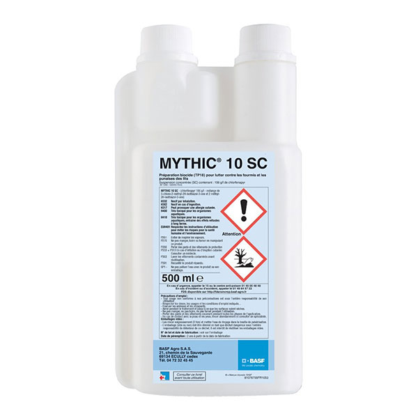 Mythic 10 SC (suspenzní koncentrát) na štěnice, šváby a mravence