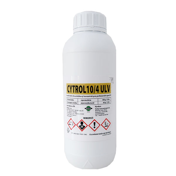 CYTROL 10/4 ULV je určený na likvidaci hmyzu v různých typech provozů, jako jsou sklady, potravinářství, restaurace, ale také nemocnice nebo domácnosti. Má rozšířený způsob aplikace (běžný postřik, studený nebo horký aerosol, ULV aplikace).